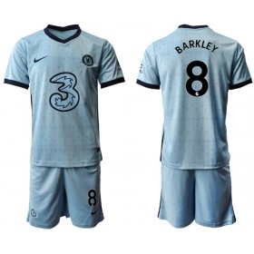 Camisolas de futebol Chelsea Ross Barkley 8 Criança Equipamento Alternativa 2020/21 Manga Curta